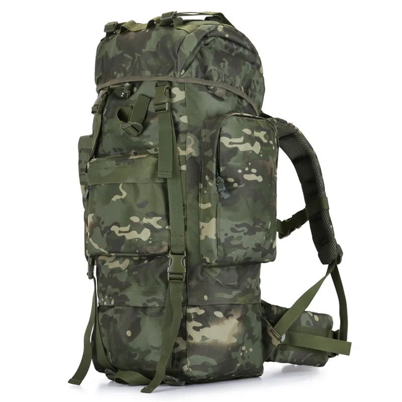 Skolväskor 70L stor kapacitet Militär taktisk ryggsäck män som klättrar ryggsäckar herrjakt camping Oxford armé vattentäta resväskor 230811