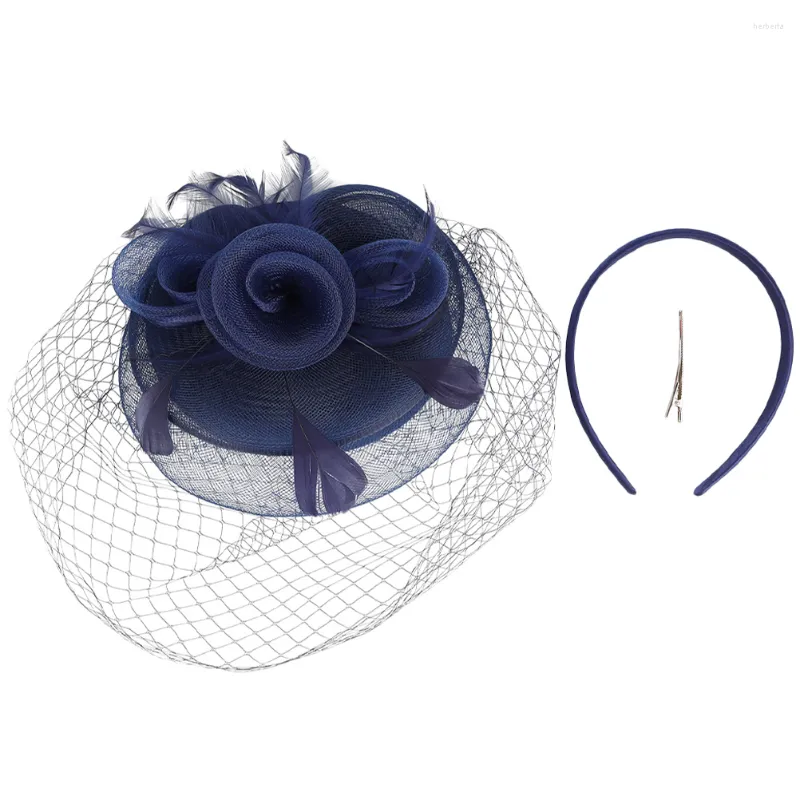 Bandanas Cocktail Hat Bruid Hoofdtooi Tiara Girls Charm Women Fascinator Hoofdband Artificial Bridal -kopstuk