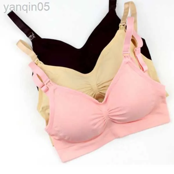 Cheap Women's Nursing Bra Front Buckle Maternity Breastfeeding Pregant  Brassiere Underwear