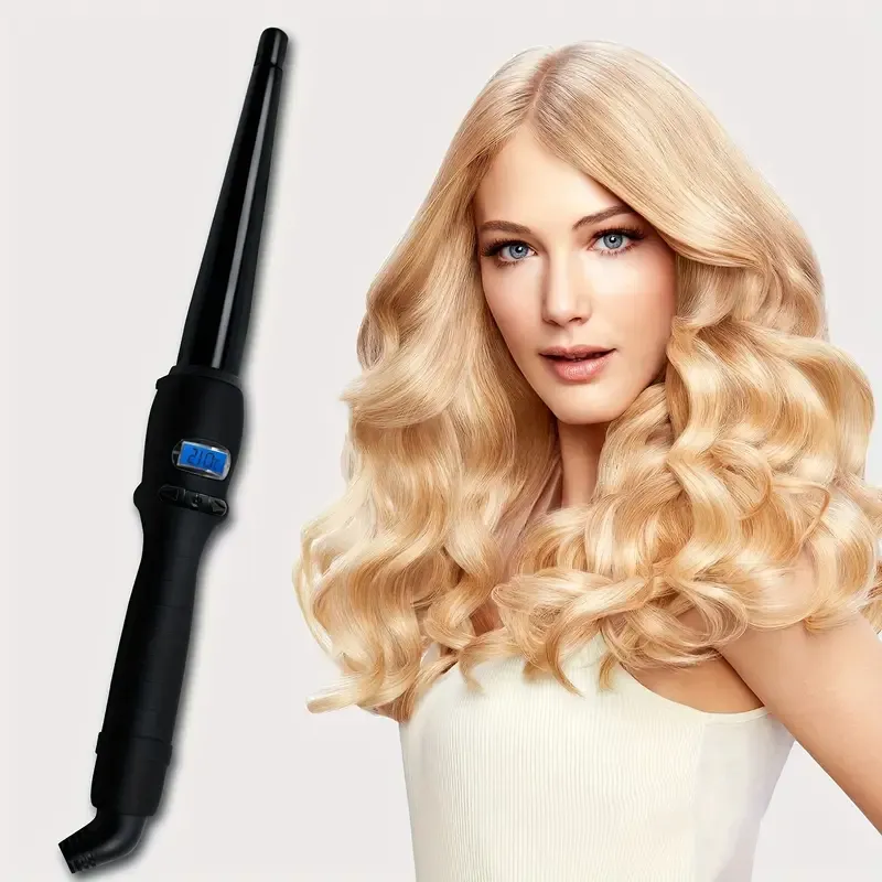 curl curling wand 0 75 to 1 25 inch professional dual voltage hair curling iron with ceramic barrel cool tip auto shut off curl curling wand for long or short curly hair details 9