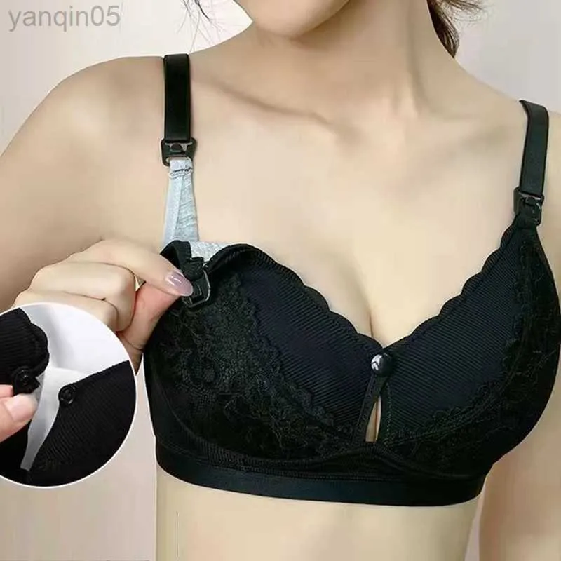 Mutterschaft Intimates stillenden BH atmungsaktiven Stillen BHs Mütter Kleidung für schwangere Frauen Mutterschaft Bra plus Soutien Gorge Allaitement Tropfen HKD230812