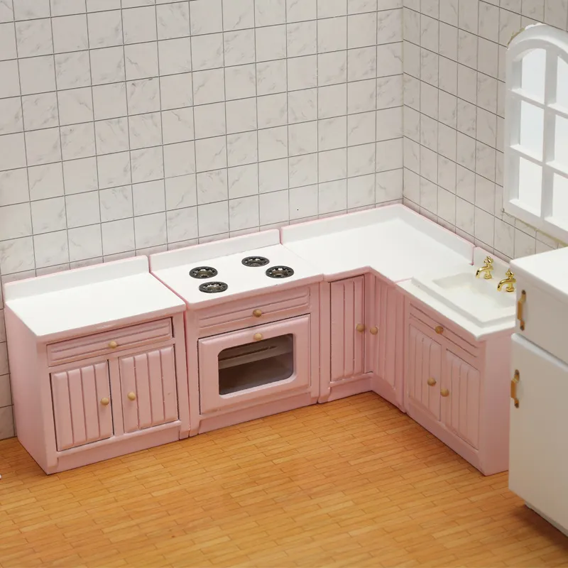 ملحقات Doll House 1 12 Mini Doll House Kitchen الماضي الوزراء المنزلي المصغرة للعب الغذاء نموذج الطهي العداد مضاد مجموعة مجموعة 230812