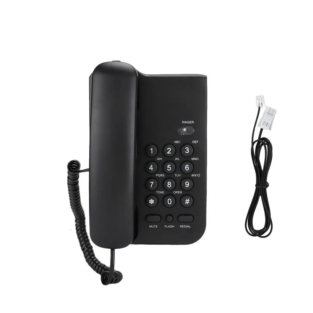 Telefone Telefono con corda Montaggio a parete Intercom ID ID cordless Calling Telephone Forniture domestiche per anziani EL 230812