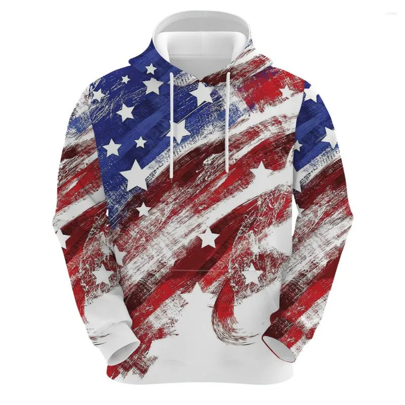 Hoodies masculin 2023 Spring 3D Digital Europe et les États-Unis vendant à sweat à capuche