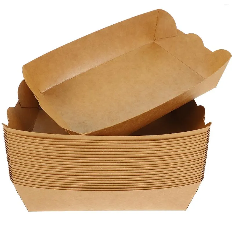 Becher Braten Hühnerhalter Takeout gebratene Hülle Französisch Pommes Papierbehälter Mikrowavable