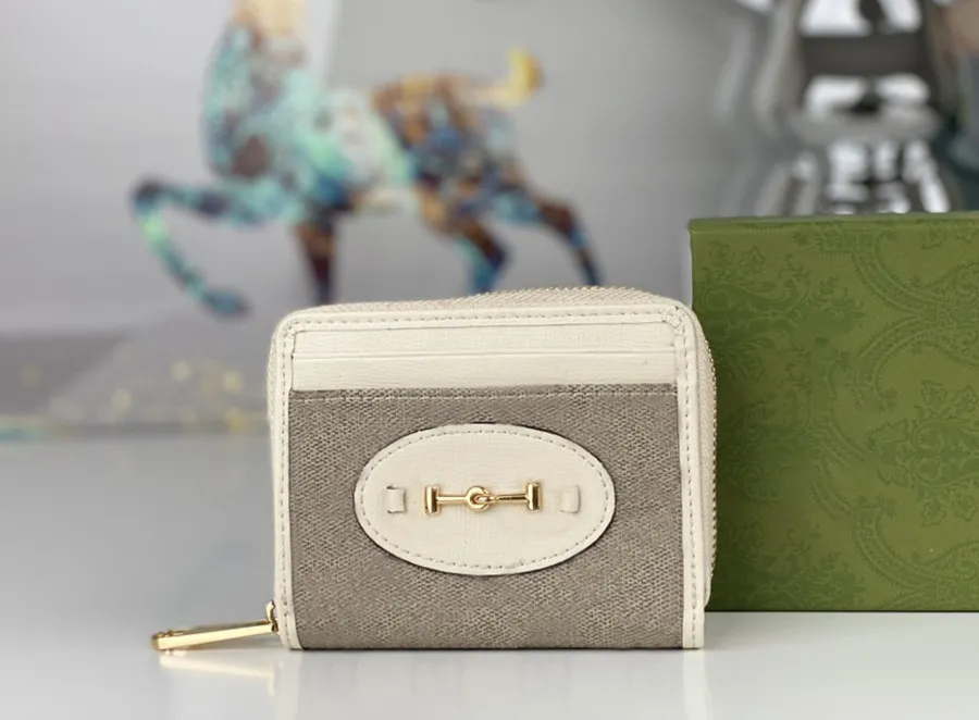 Luxury designer wallets men women Ophidia zipper cion purse fashion marmont short card holder high-quality double letter mark mini clutch 549e