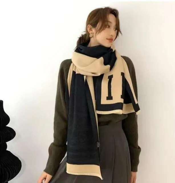 Winterschal Pashmina für Designer warme Schals Modeklassiker Damen imitieren Kaschmirwolle Langer Schal Wickel 65*180cm