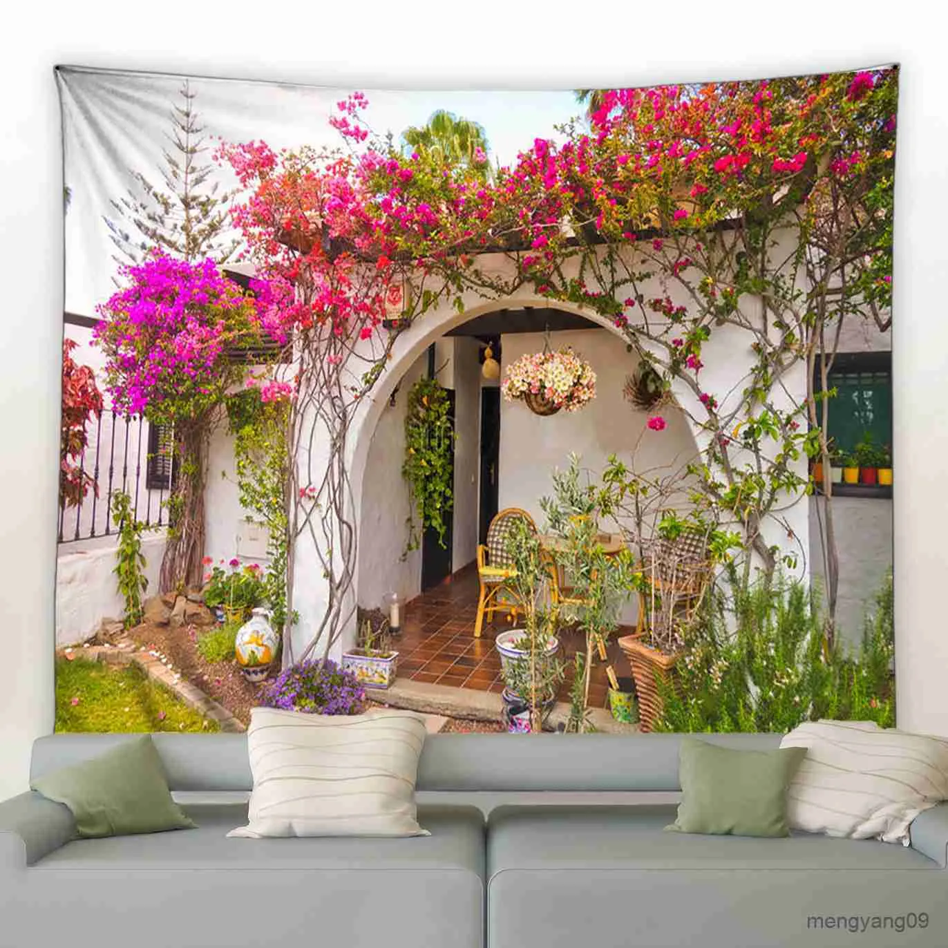 3D Flower Wall Aesthetic Tapestry For Room Large Outdoor Garden Poster For Living Room Bedroom And Home Decoration Aesthetics Home Hanging Tapiz R230812 From Mengyang09 13.65 DHgate.Com