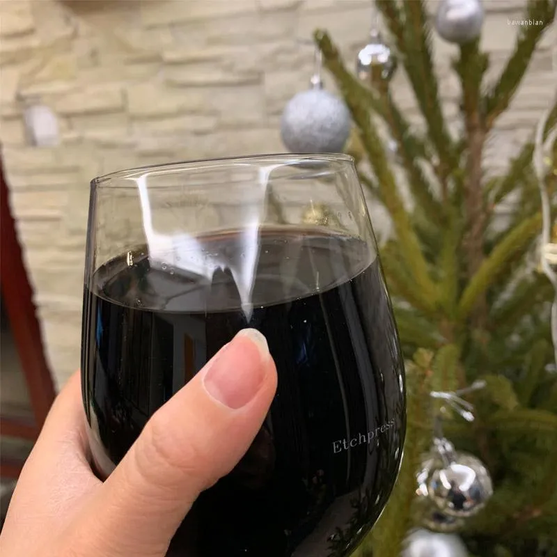 Verres à vin et gobelets en verre gravés - 18 oz