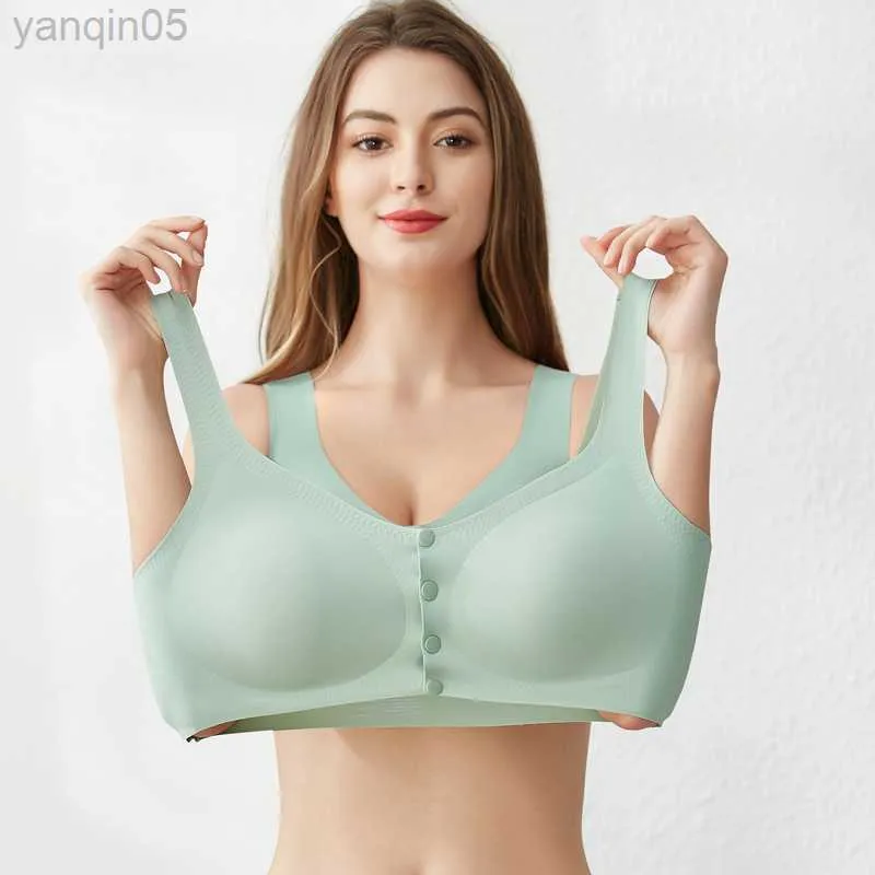 Maternity Seamless Nursing Bra Pregnancy Breastfeeding Gathered