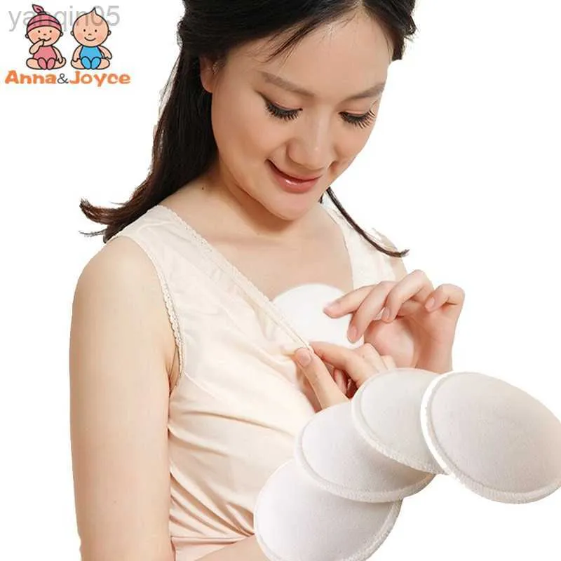 La maternité intime 4 paires = 8pcs Eco-friendly réutilisable Baby Feeding post-partum poitrine Soft Absorbant Washable Nursing Pads YFZ0033 HKD230812