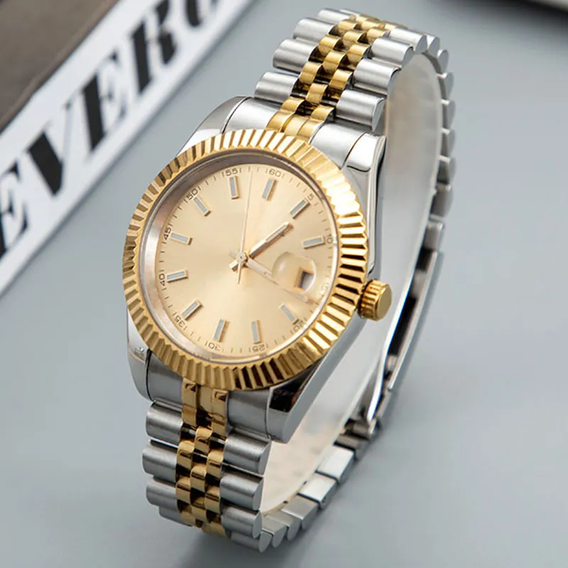 Relógio de pulso Designer Relógios automáticos Sapphire Mens AAA relata mulheres mecânicas automáticas 36mm 41mm aço inoxidável luminoso Montre de Luxe Presente