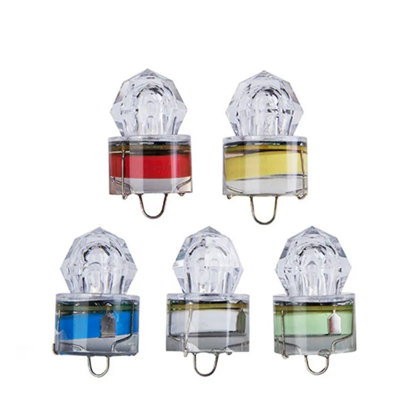 LED de gros LED profonde sous-marine de pêche en diamant clignotant appât léger lere stroboscope populaire de la lampe de poisson de la mer profonde JL1904