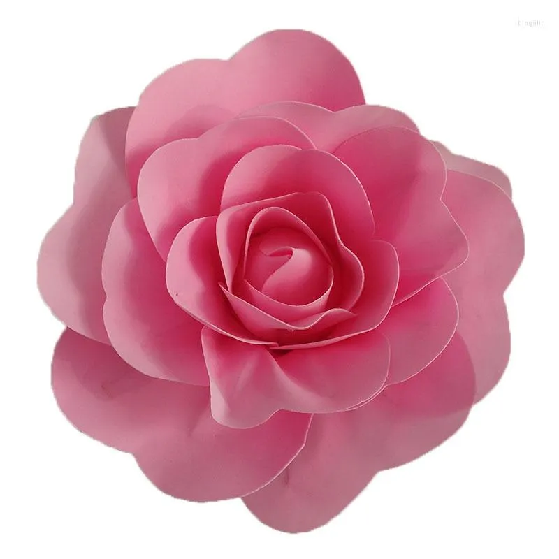 Decorative Flowers Large Foam Rose Fake Flower Wedding Background Layout Mall Window Display Chen Mei PE Artificial Christmas Decor