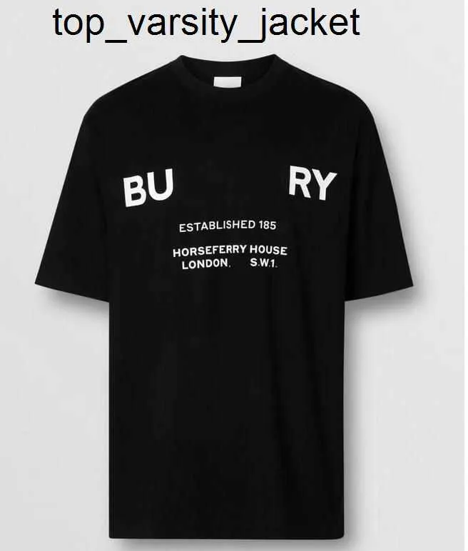 Yeni 23SS T-Shirts Erkek Kadın Tasarımcıları T-Shirt Sıradan Göğüs Mektubu Gömlek Luxurys Giyim Sokak Şarkı Şeridi Kollu Giysiler Bur Tshirts