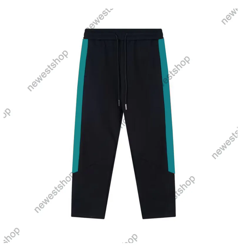 24ss pantaloni da uomo designer perpance per il suolo da ricamo pantaloni per lettere pantaloni per i pantaloni della tuta comodi a strisce late