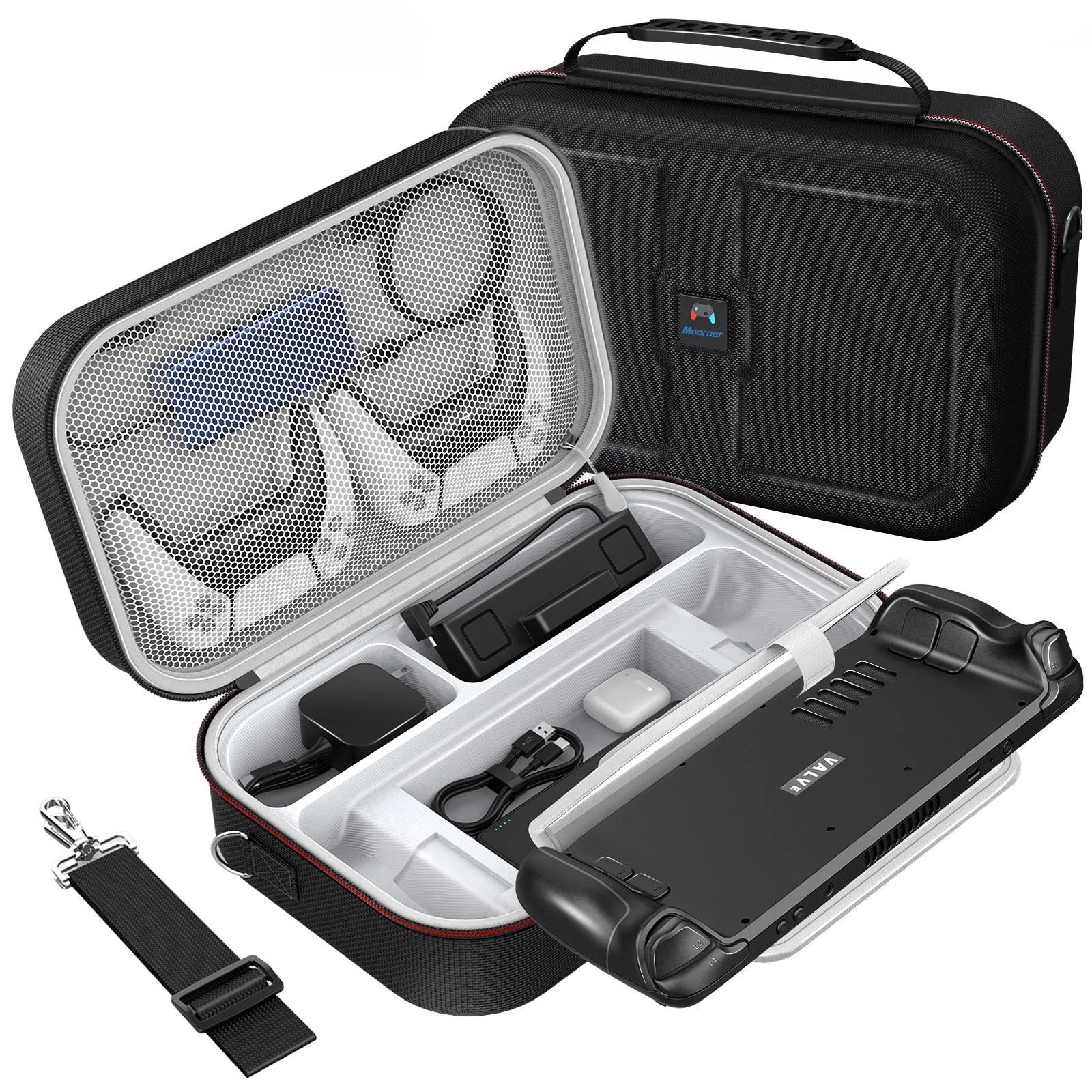 Steam Computer Case Steam Deck Carrying Case Large Capacity Storage for Steam Deck Console ...