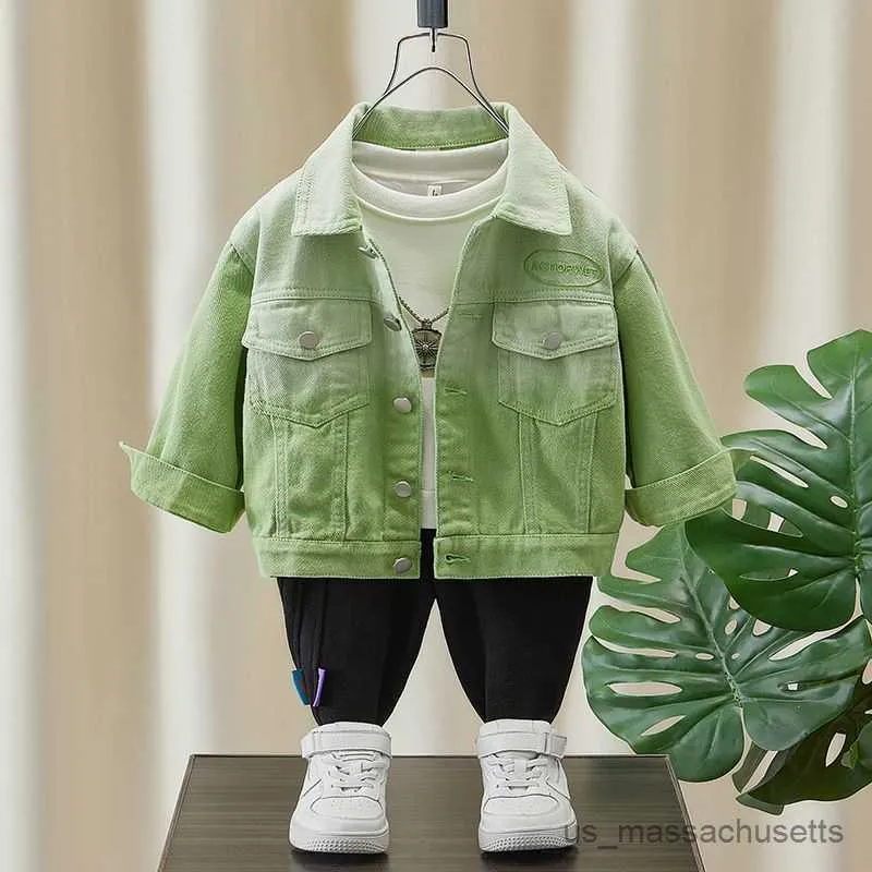 Jackets Baby Boys Girls Fashion Coats Jacket Kids Casual Cotton Jackets Spring Autumn Overcoats Children Clothes Outfits R230812