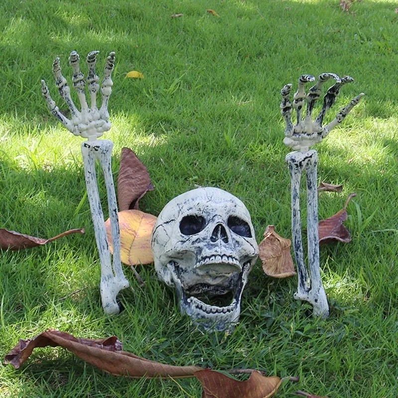 Andere evenementenfeestjes Skeleton Halloween Decoratie Props Simulatie Hand Halloween Party Party Family Outdoor Room Horror Decoration 230812