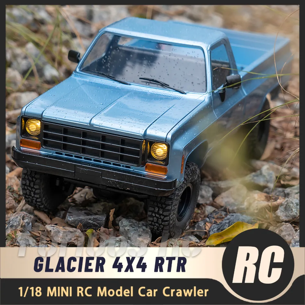 Dönüşüm Oyuncak Robotları 4WD 2.4GHz RC 1/18 Glacier Triton Elektrikli Uzaktan Kumanda Modeli Araba Düz Spor Otomobil Çocuk Oyuncakları Hediye 230811