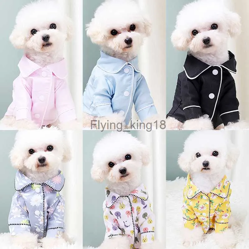 Pet Dog Pyjamas Winter Dog Jumpsuit Clothes Cat Puppy Shirt Sleepwear Pet Coat Clothing for Small Dogs French Bulldog Yorkie HKD230812