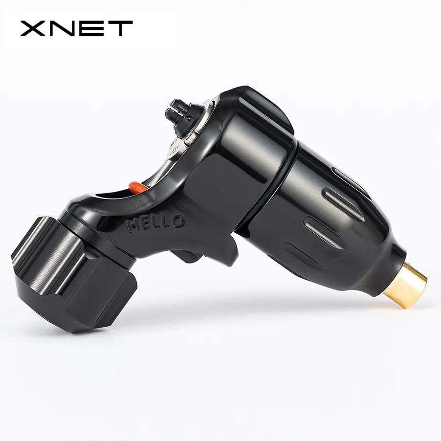 Tattoo -Maschine Xnet Spektra Professional Drive Tattoo Machine Swiss Motor Tattoo -Waffe mit Streichkappen 2,8 3.4 mm 4 mm für Futter ShaTering 230811