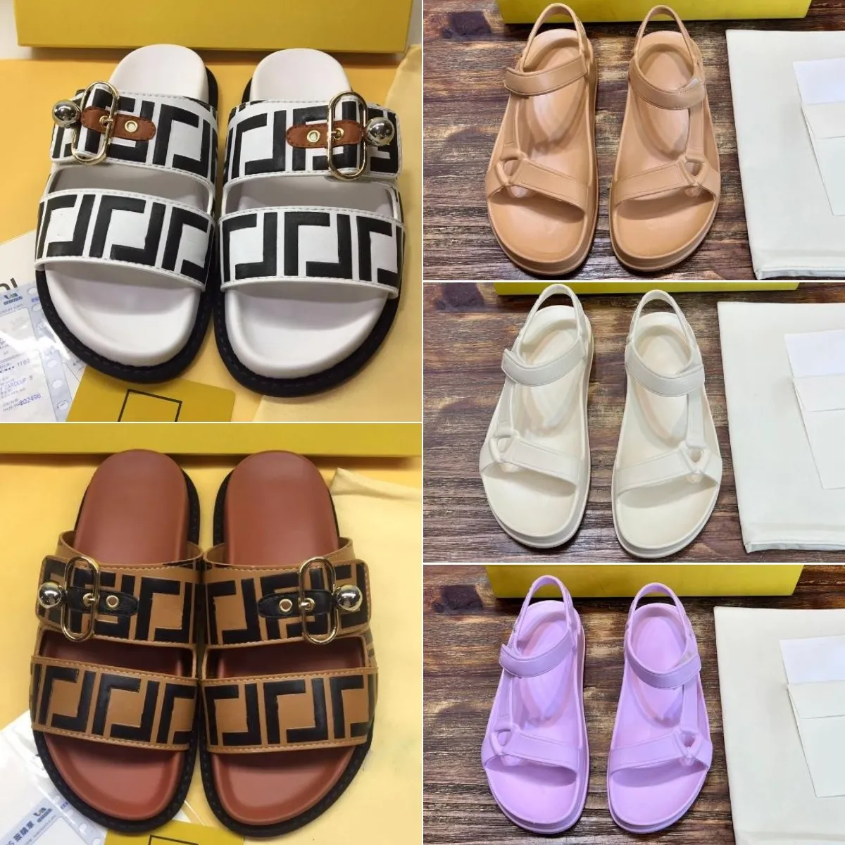 Luxury Graphy Feel Sandals For Women Satin And Black Leather F Sports Slippers With Wide Cross Lace Slide Summer Fashion Classic Shoes From Chanelshoe 43.87 DHgate.Com