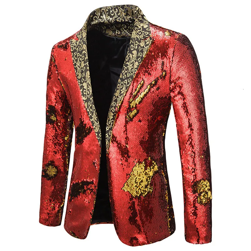 Shiny Sequin Shawl Collar Mens Sequin Suit For Groom Singer Prom DJ Club Stage 230811 From Xianstore01 27.14 DHgate.Com