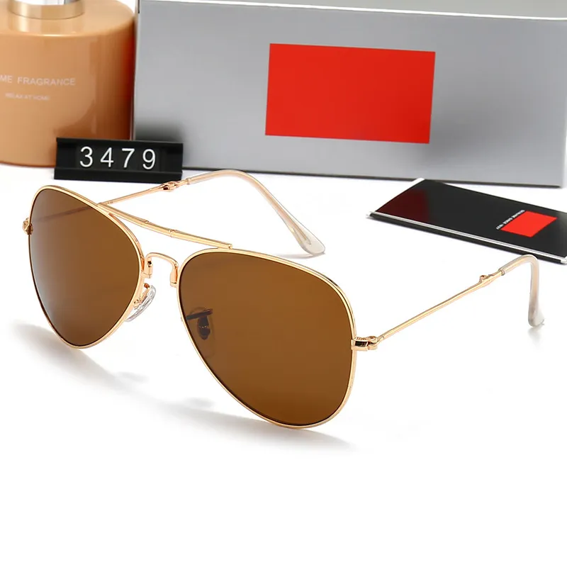 Męskie okulary przeciwsłoneczne Oryginalne klasyczne okulary przeciwsłoneczne dla mężczyzn kobiety anty-UV Spolaryzowane soczewki Driving Beach Fashion Luxury Sun Glass Fabryka okulary