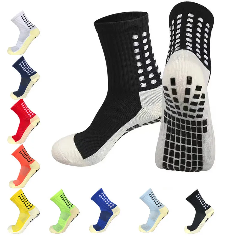 Sportsocken absorbieren Schweiß im Freien Fußball Anti Slip Soccer Männer Frauen Sport Square Friction Film verdickter Boden 230811