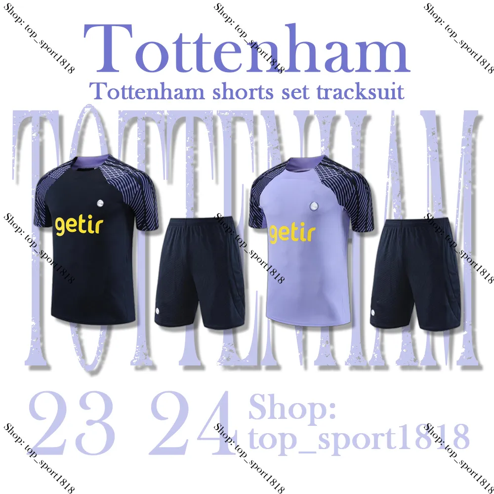 Sıcak Spurs 22 23 Futbol Formaları Eğitim Gömlek Tottenham Gömlekleri Kane Sportswear 2023 Erkekler Futbol Gömlekleri Yetişkin Kısa Kollu Spor Giyim
