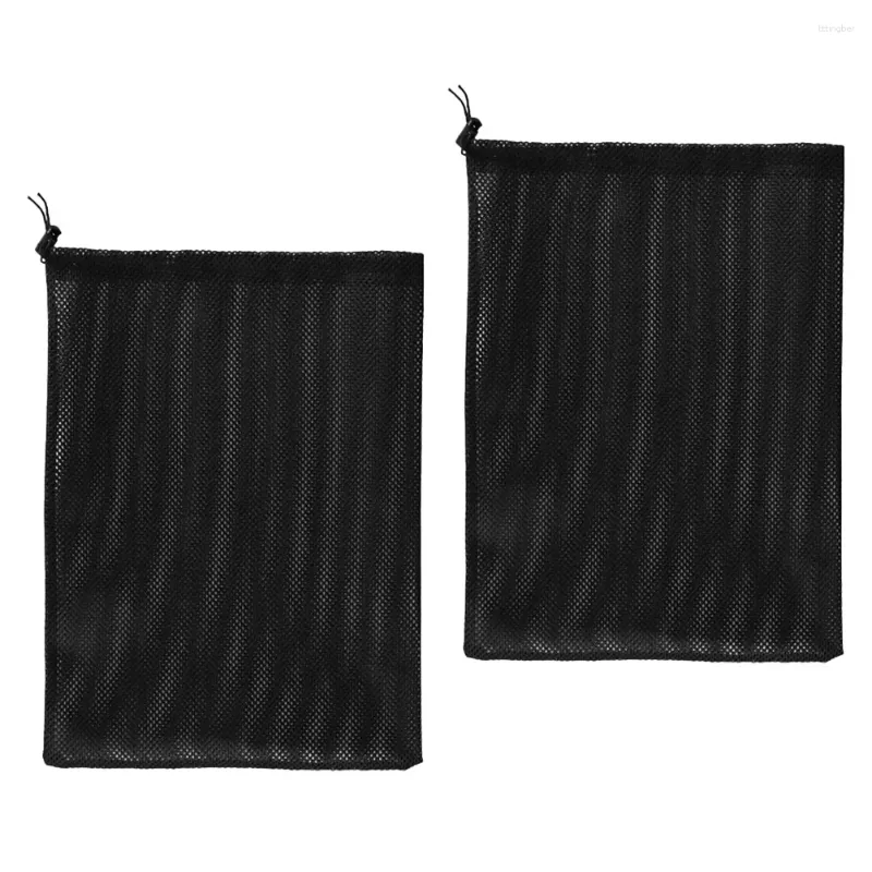 Decorações de jardim 2 PCs Bomba de água Filtro da lagoa bolsa aquário Bolsa de poliéster Piscina de barreira