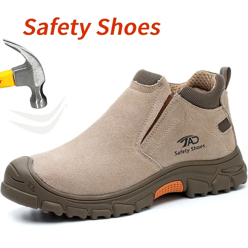 Laarzen Lassen Veiligheid voor mannen Antismashing Constructie Werkschoenen Punctie Bewijs onverwoestbaar 230812