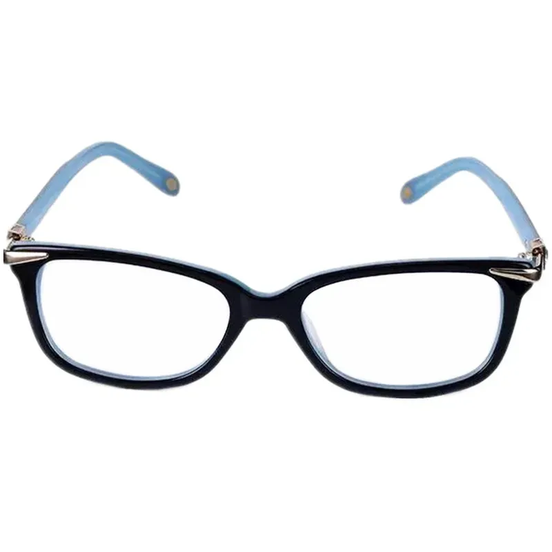 Fashion 2060 Eleglant femenino marco óptico de gafas de tablero de doble color marco 52-17-140 Gafas recetadas de luz EXQUSIT