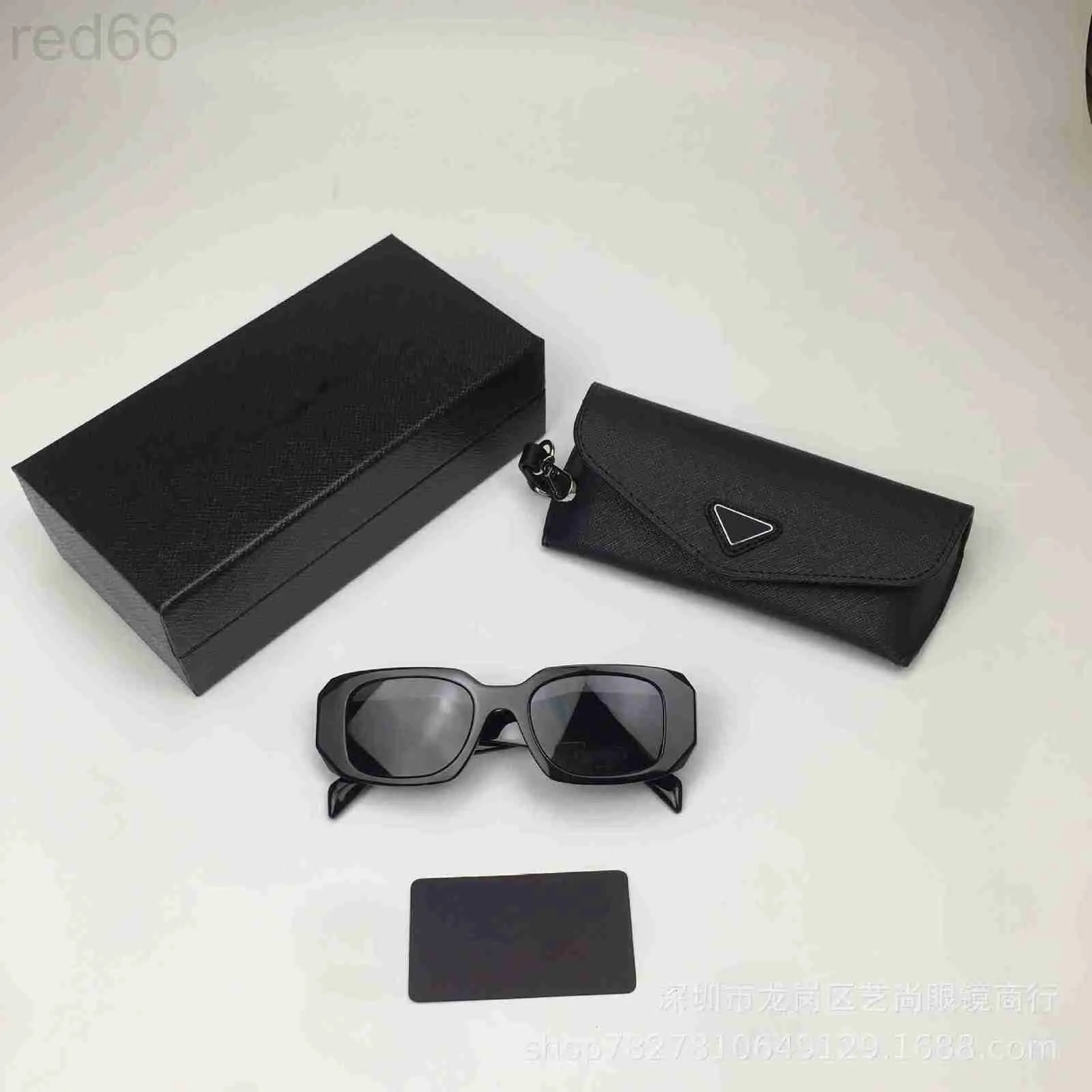 Fashion Sunglasses Frames designer P Family New Sheet Diamond Polygon Solid Inverted Triangle Versatile SPR 17W AHGM