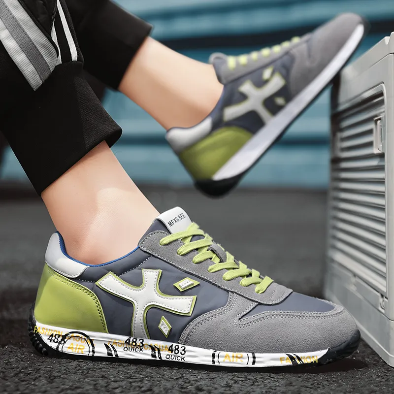 Kleding schoenen merk mode heren sneakers kwaliteit ademende lage heren casual sneakers maat 45 retro jogging schoenen mannen zapatillas hombre 230811