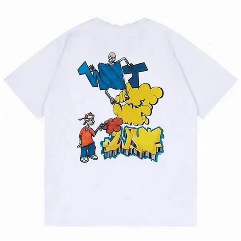 Męskie koszulki designerskie designerskie Tshirty luksusowe litera litera czarna biała, krótkie rękawie oddychające załoga szyi luksusowe ubrania męskie koszule grafika xl