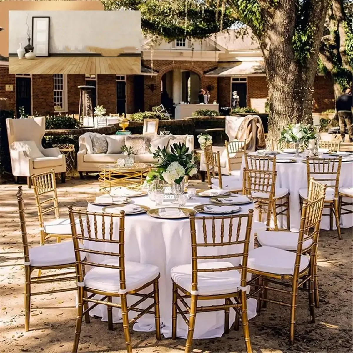 Save Big on Bulk Resin Chiavari Chair Gold Resin Chiavari Chair: Wholesale  Transparent Plastic Dining Chairs For Weddings Banquets Best Deals on 