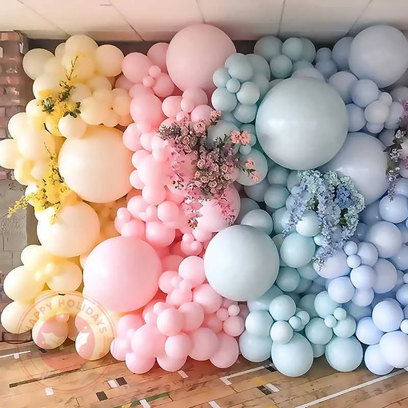 Dekoration 2-30st Balloon Garland White Pink Ballon för Baby Shower Wedding Birthday Decor Globos