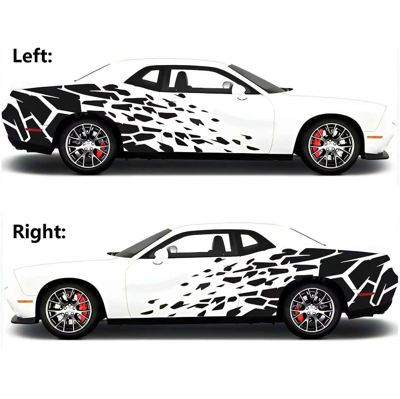 Rear Fender Top Car Outdoor Sports Racing Stickers Graphic Design