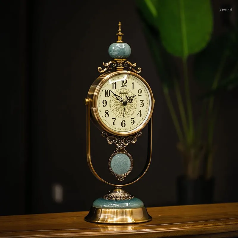 Настольные часы офис на рабочем столе на стойке стола Винтаж гостиной антикварные спальни.