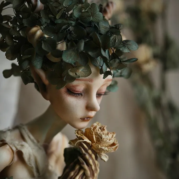 Dolls gaoshunBJD 14 The Lovers VI with small flaws DIY paint design decorate practice 230811