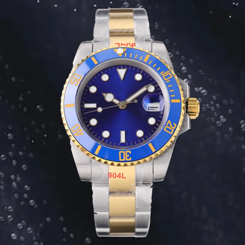 Montre sous-marine pour hommes, automatique Hinery 8215, mouvement en acier inoxydable 904, saphir lumineux, étanche, avec boîte de noël