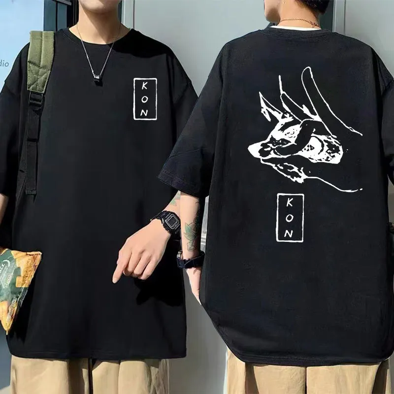 Herr t-shirts japansk anime motorsåg man hayakawa aki djävul kon tryck tshirt män mjuk bomull t-shirts män kvinnor manga t shirt streetwear 230812