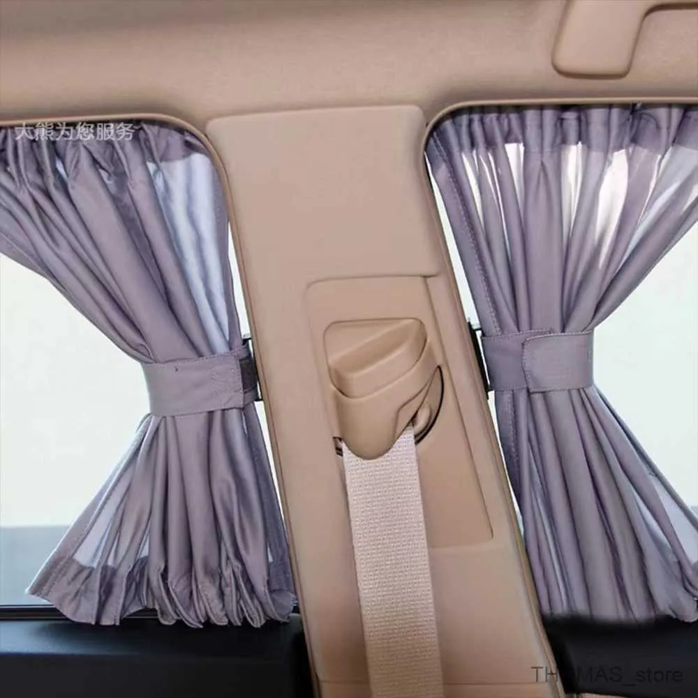 Universal Car Sunshade Double Pleat Curtains Blackout Window Side  Installation R230830 From Thomas_store, $22.46