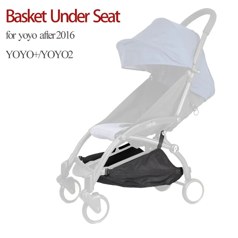 Barnvagnsdelar Tillbehör 1 1 Material Barnvagn Tillbehör Köpkorg för Yoyo Yoyo2 förvaringsväska Under-Seats Storlek Diaper Bask Basket 230812