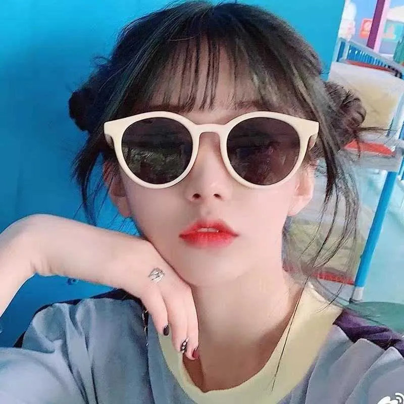 Liu yifei xu Hongdou mismo beige de viaje que la versión coreana femenina con una pequeña cara redonda gafas de sol polarizadas