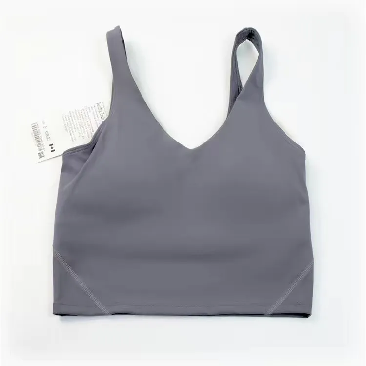 LL Align Womens Yoga Align Tank Top Sexy Solid Crop Top With U Bra,  Sleeveless, Breathable, And Casual Summer Sports Vest In Multiple Colors  From Vivante, $4.11