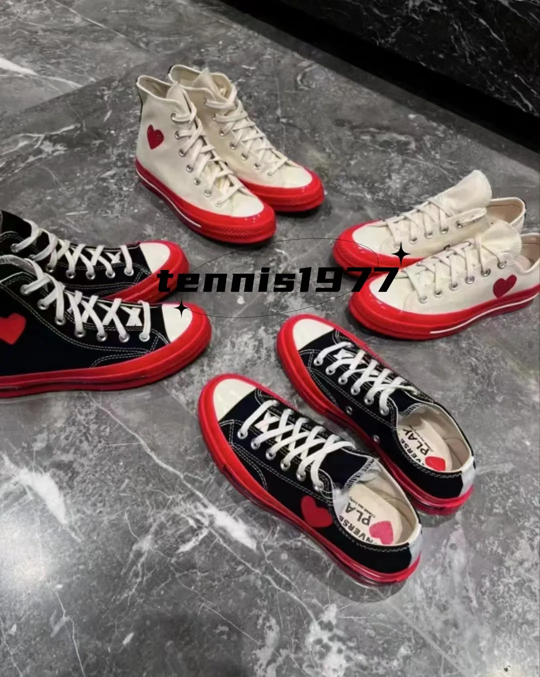 Conversione di moda Scarpe anni '70 per uomo Donna Scarpe di tela casual Sneakers Classic Big Eyes Piattaforma a forma di cuore rossa Nome congiunto Star Sneaker Chuck Chucks