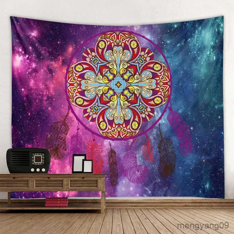 Arazzi Starry Dream Art Wall Hanging Tapestry Arte decorativa Copertina coperta sospesa nella camera da letto DECIVO SOGGIORI R230812